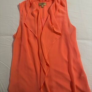 Princess Vera Wang Lightweight Coral Tank Blouse